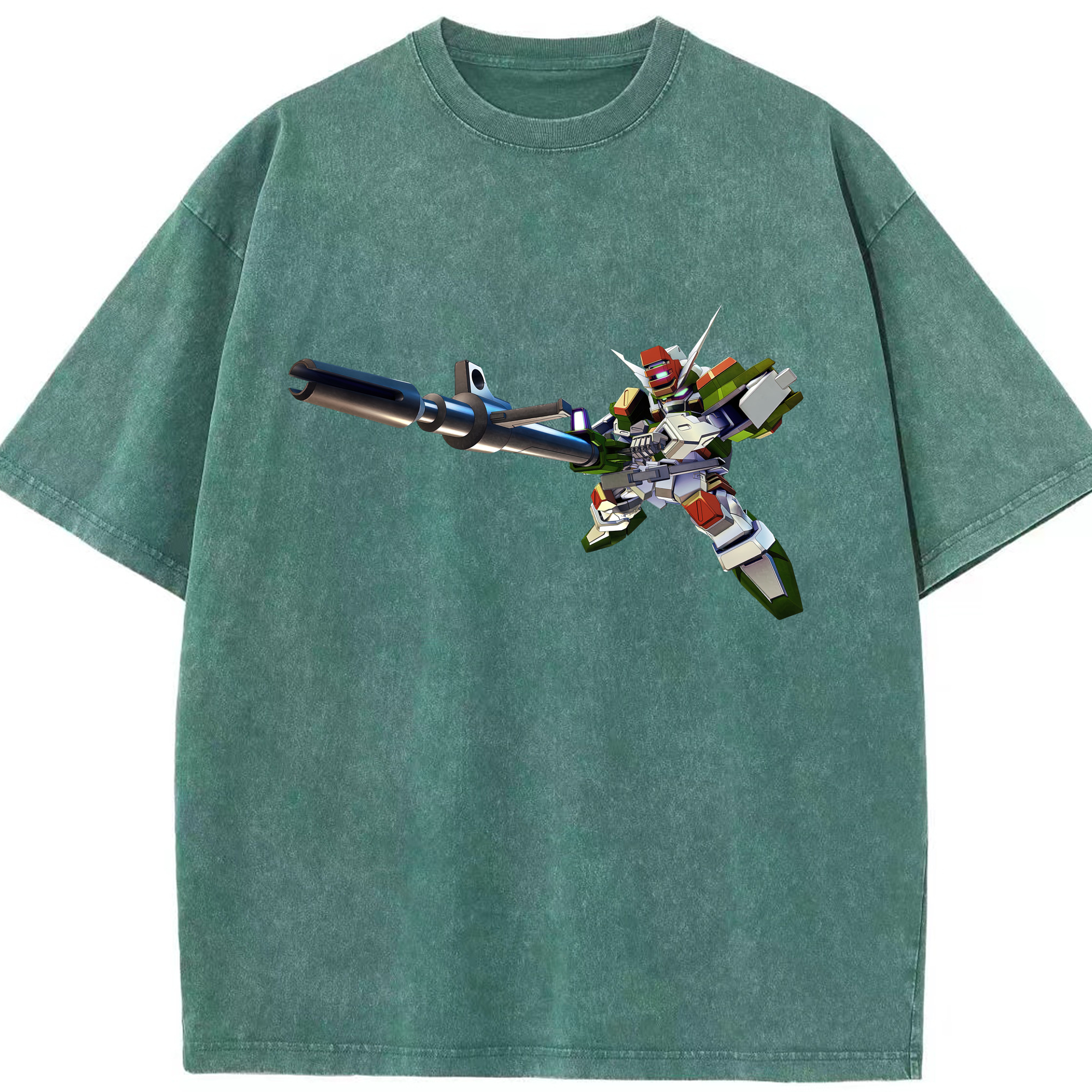 （画像用） 機動戦士ガンダム Mobile Suit Gundam 綿100% ヴィンテージ風 半袖Tシャツ（フロントプリント）